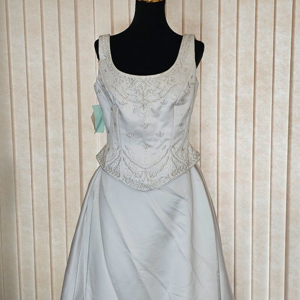 Pronovias White Wedding‎ Dress 12 NWT - Picture 2 of 7
